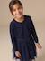 Dress and cardigan set for girls navy blue - vertbaudet enfant 