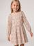 Short long-sleeved dress for girls ivory+vanilla - vertbaudet enfant 