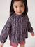 Printed blouse for girls anthracite+vanilla - vertbaudet enfant 
