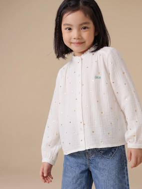Cotton Gauze Shirt for Girls - vertbaudet enfant
