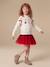Christmas knitwear with long sleeves for girls ecru - vertbaudet enfant 