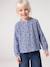 Cotton Gauze Shirt for Girls chambray blue+ecru+gold+mauve+printed white - vertbaudet enfant 
