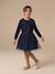 Dress and cardigan set for girls navy blue - vertbaudet enfant 