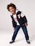 Teddy jacket with detachable hood for boys navy blue - vertbaudet enfant 