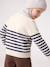 Jumper for girls ecru+navy blue - vertbaudet enfant 