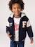 Blouson teddy garçon à capuche amovible marine - vertbaudet enfant 