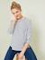 Sailor-Style T-Shirt Dark Blue Stripes - vertbaudet enfant 