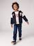 Blouson teddy garçon à capuche amovible marine - vertbaudet enfant 
