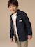 Long-sleeved lined shirt for boys marl grey - vertbaudet enfant 