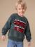 Sweat de Noël garçon vert foncé - vertbaudet enfant 