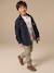 Long-sleeved lined shirt for boys marl grey - vertbaudet enfant 