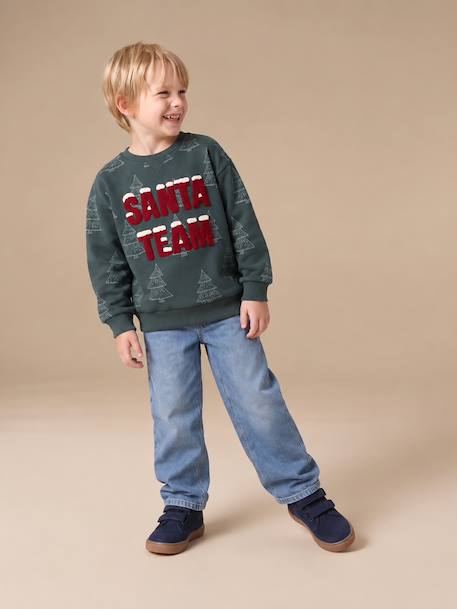 Jean loose morphologie medium double stone+noir - vertbaudet enfant 