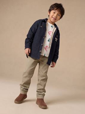 Easy-to-put-on fluid trousers for boys - vertbaudet enfant
