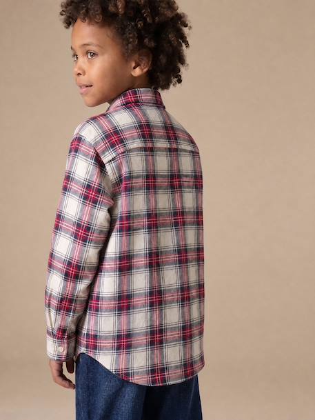 Shirt with bow tie for boys ecru - vertbaudet enfant 