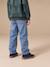 Loose-fit jeans for boys black+double stone - vertbaudet enfant 