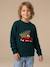 Jacquard jumper with long sleeves for boys dark green - vertbaudet enfant 