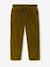 Wide-leg corduroy trousers for boys cappuccino+lichen - vertbaudet enfant 
