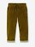 Wide-leg corduroy trousers for boys cappuccino+lichen - vertbaudet enfant 