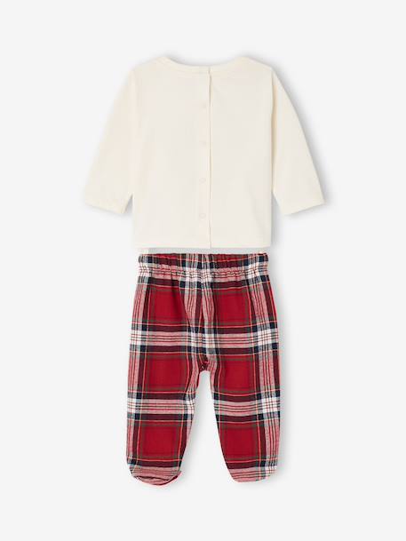 2-piece pyjamas Family Capsule for newborn ecru - vertbaudet enfant 