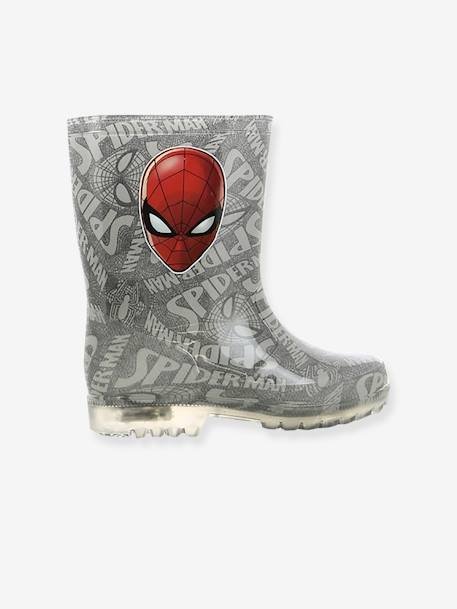 Altijd Stationair automaat Wellies with Light-Up Soles, Spiderman® - light grey/print, Shoes