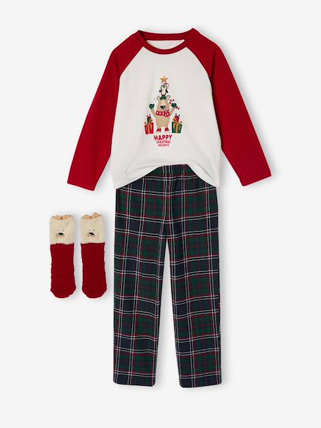 Pyjama garçon coffret rouge - vertbaudet enfant 
