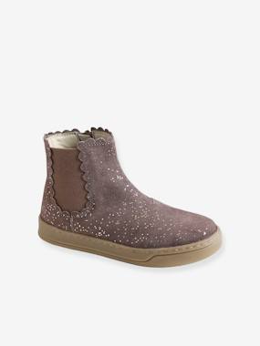 Boots with Elastic & Zip, for Girls  - vertbaudet enfant