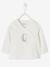 Wrap-Over Jacket in Organic Cotton for Newborn Baby White/Print - vertbaudet enfant 