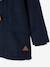 Woollen Duffle Coat with Sherpa Lining for Boys Dark Blue - vertbaudet enfant 