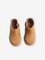 Boots bébé fille cuir zippées beige imprimé+bordeaux+CAMEL+marine+noir - vertbaudet enfant 
