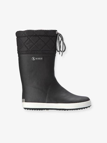Bottes de pluie fourrées enfant Lolly Pop Giboulée marine blanc+noir blanc+rouge/blanc - vertbaudet enfant 