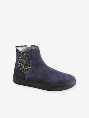 Boots with Elastic & Zip, for Girls  - vertbaudet enfant