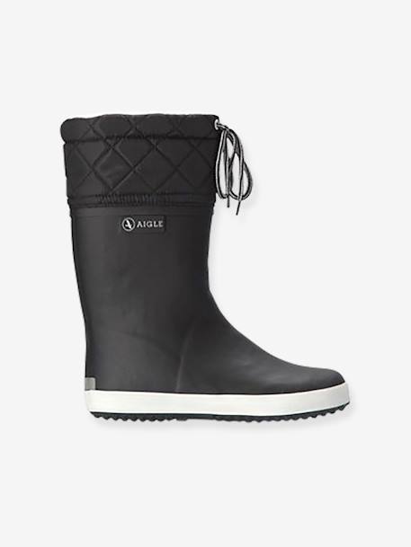 Bottes de pluie fourrées enfant Lolly Pop Giboulée marine blanc+noir blanc+rouge/blanc - vertbaudet enfant 
