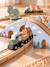 FSC 100% 55-piece wooden train set wood - vertbaudet enfant 