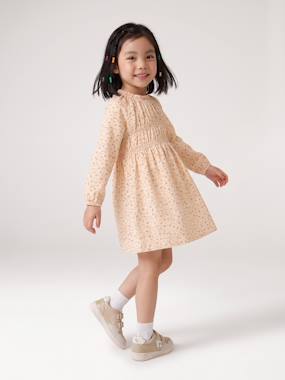 Short dress with long sleeves for girls - vertbaudet enfant