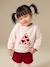 Baby girls' sweatshirt, shorts and tights set red - vertbaudet enfant 