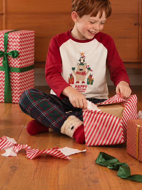 Pyjama garçon coffret rouge - vertbaudet enfant 