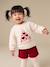 Baby girls' sweatshirt, shorts and tights set red - vertbaudet enfant 