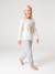 Long-sleeved pyjamas Winnie for girls marl grey - vertbaudet enfant 