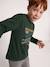 Long-sleeved T-shirt for boys green+navy blue - vertbaudet enfant 