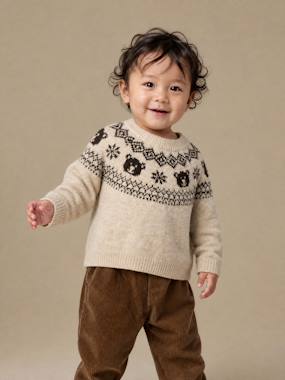Knitwear jumper for baby boys - vertbaudet enfant