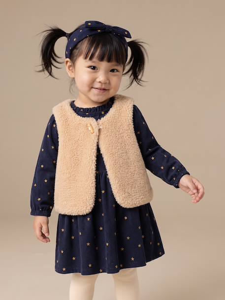 Dress set for baby girls navy blue - vertbaudet enfant 