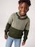 Pull col snood garçon marine+vert - vertbaudet enfant 