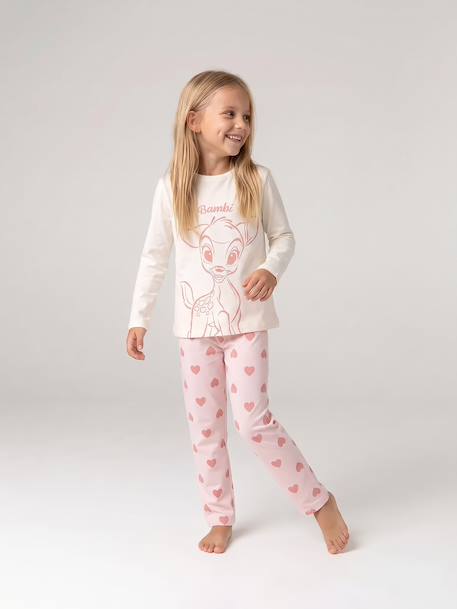 Pyjama Bambi enfant fille rose pâle - vertbaudet enfant 