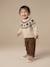 Corduroy Trousers for Babies brown+caramel+grey blue+lichen - vertbaudet enfant 