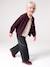 Gilet fille boutons bijoux prune - vertbaudet enfant 