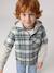 Chemise double matière effet 2 en 1 garçon carreaux blanc+carreaux vert - vertbaudet enfant 