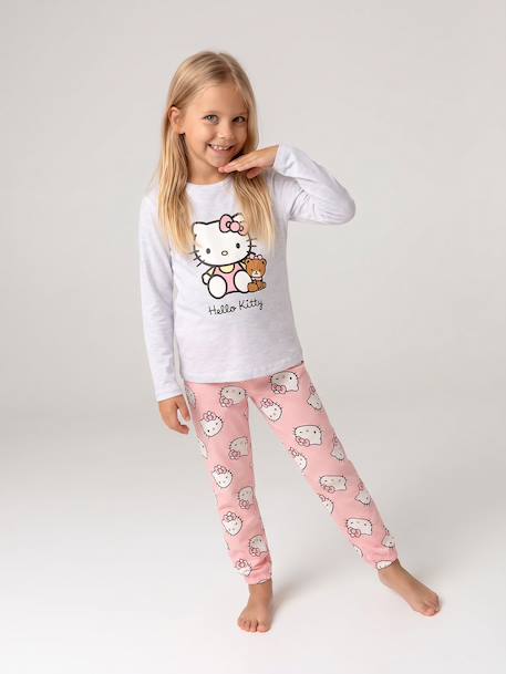 Pyjama Hello Kitty fille rose poudré - vertbaudet enfant 