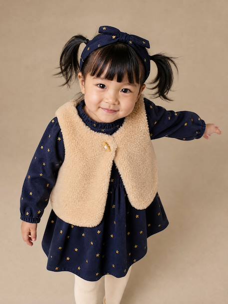 Dress set for baby girls navy blue - vertbaudet enfant 