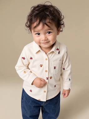 Chemise bébé garçon velours côtelé - vertbaudet enfant
