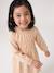 Robe courte fille manches longues cannelle+écru - vertbaudet enfant 
